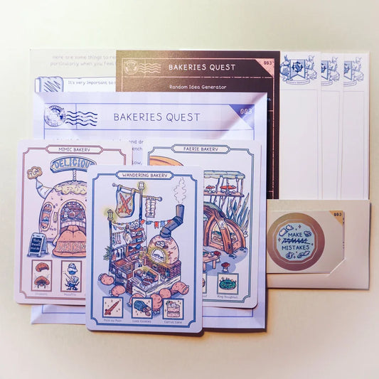 Bakeries | Solo Fantasy Drawing and Worldbuilding Game