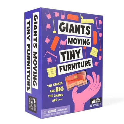 Giants Moving Tiny Furniture