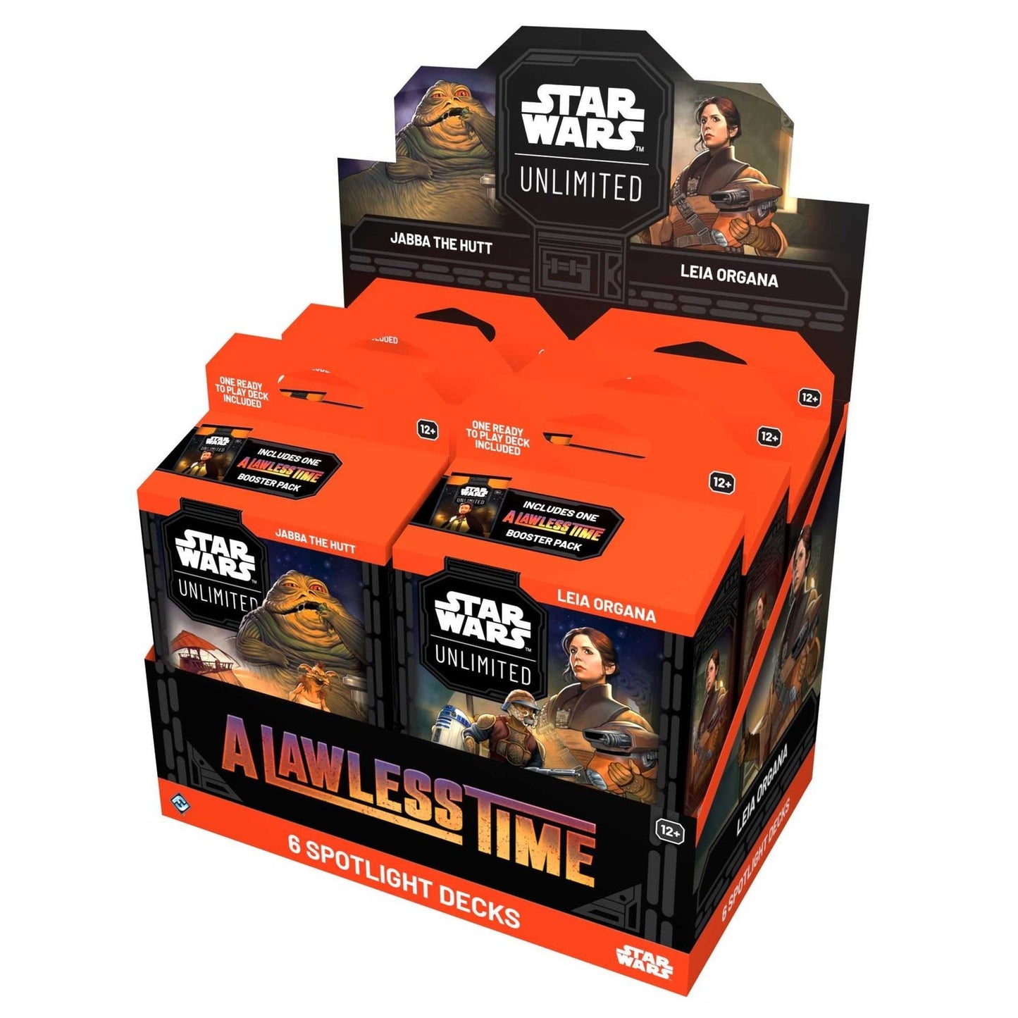 Star Wars: Unlimited - A Lawless Time Spotlight Deck Display (6) Jabba