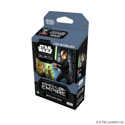 Star Wars: Unlimited - Ashes of the Empire Spotlight Deck (Luke)
