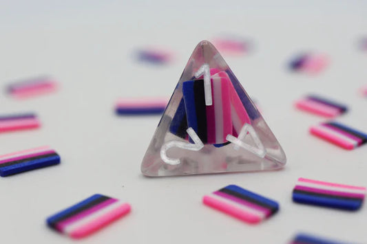 Genderfluid Flag RPG Dice Set Resin