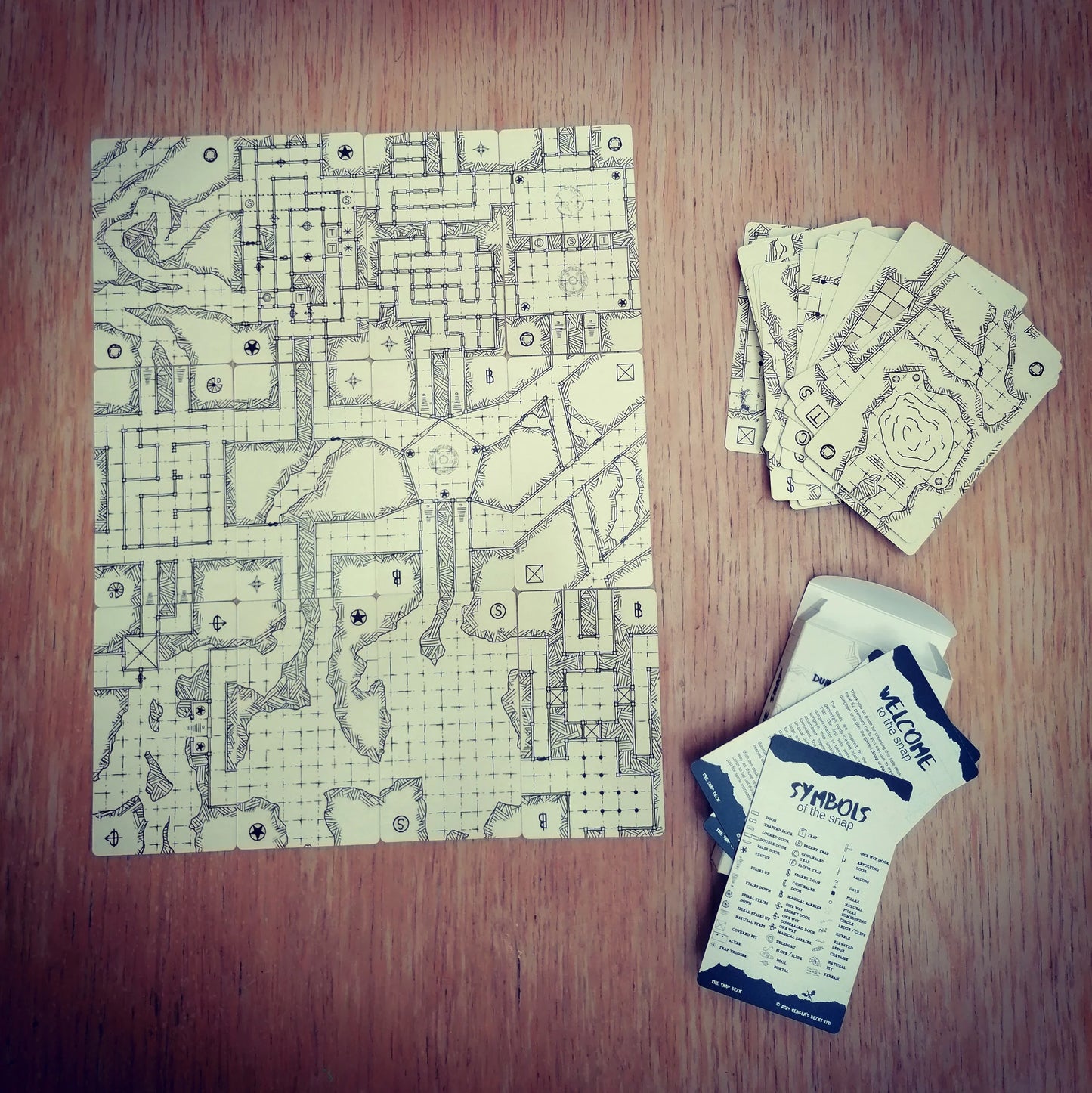 The Snap: Deck of Dungeon Geomorphs