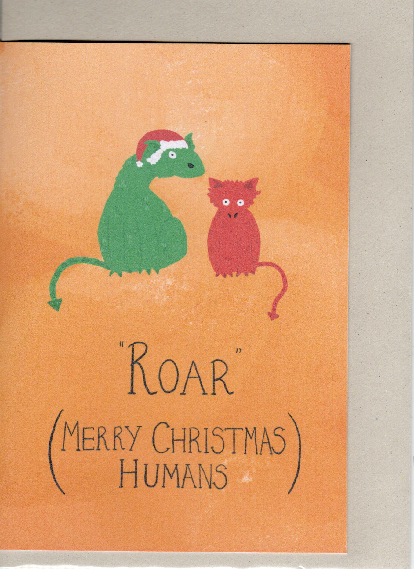 "Roar" Christmas Card
