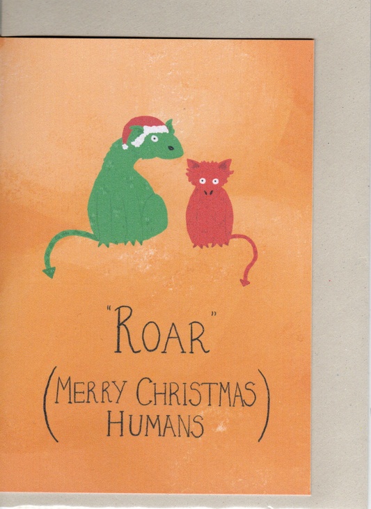 "Roar" Christmas Card