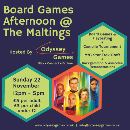 Games Day @ The Maltings (Entry 22nd November)
