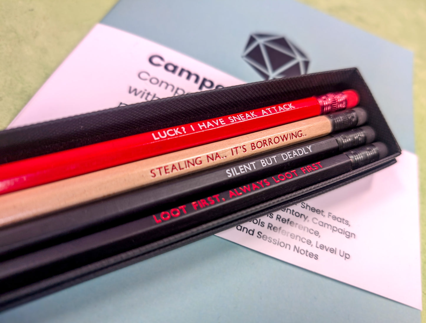 Rogue RPG Pencils