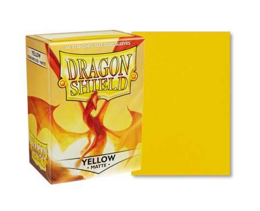 Dragon Shield Matte - Yellow (100 ct. in box)