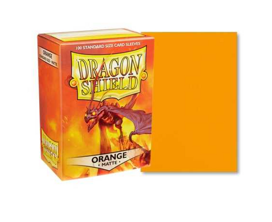 Dragon Shield Matte - Orange (100 ct. in box)