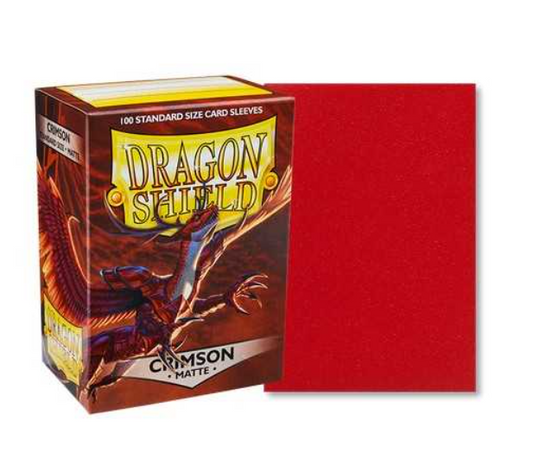 Dragon Shield Matte - Crimson (100 ct. in box)