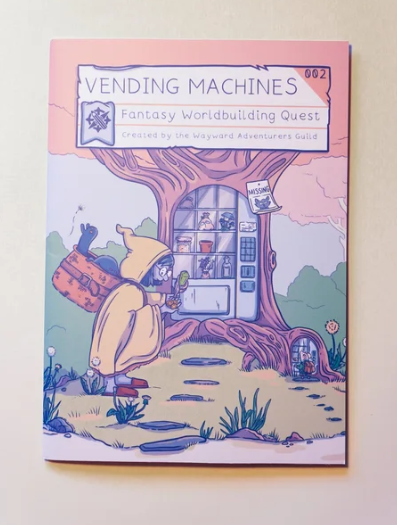 Vending Machines | Solo Fantasy Drawing and Worldbuilding Game