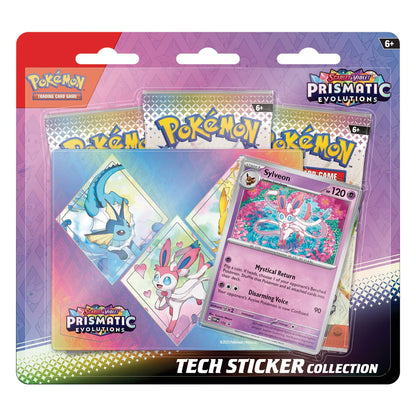 Pokemon TCG: Scarlet & Violet 8.5 - Prismatic Evolutions - Tech Sticker Collection