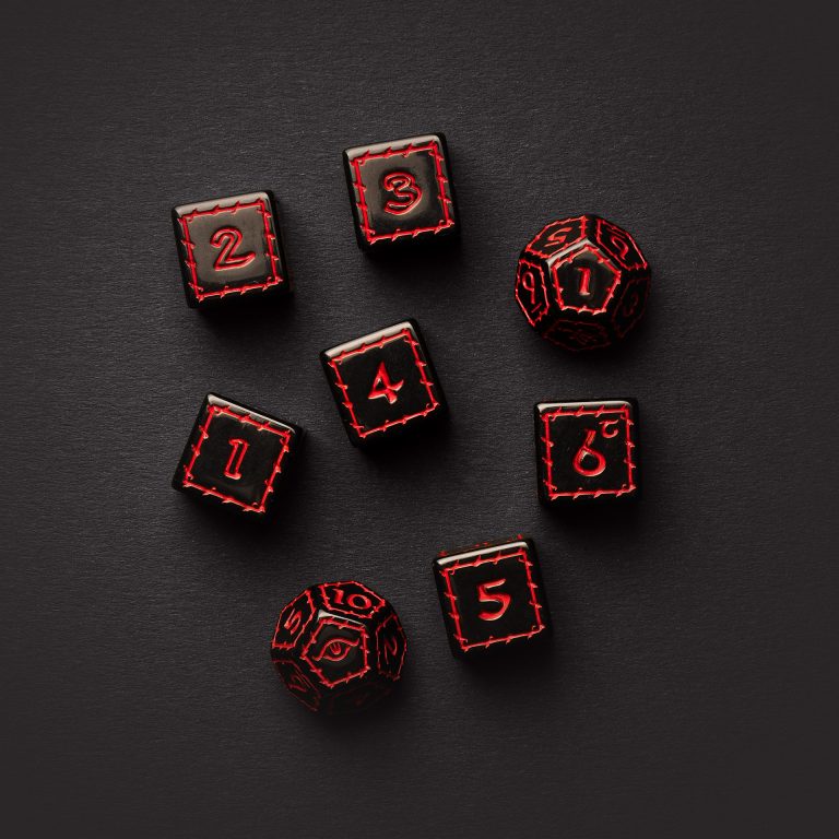 One Ring Black Dice Set