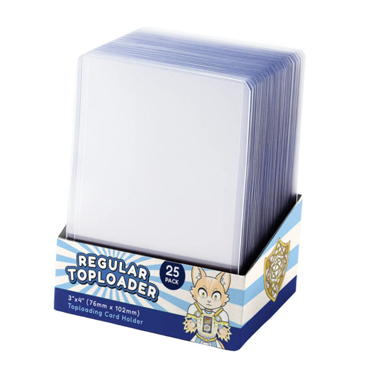 Regular Toploader sleeves 25 per pack