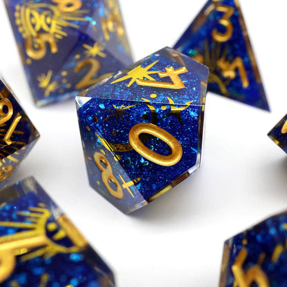 Celestial Body | Art Core Dice| 7-Polyhedral Set