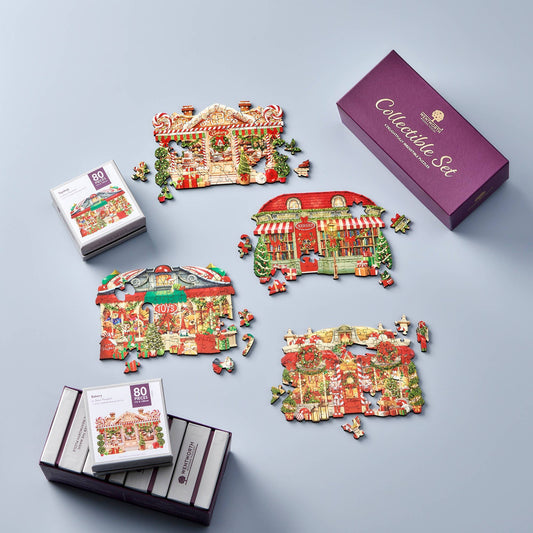 Christmas Shop Fronts - Collectible Gift Set