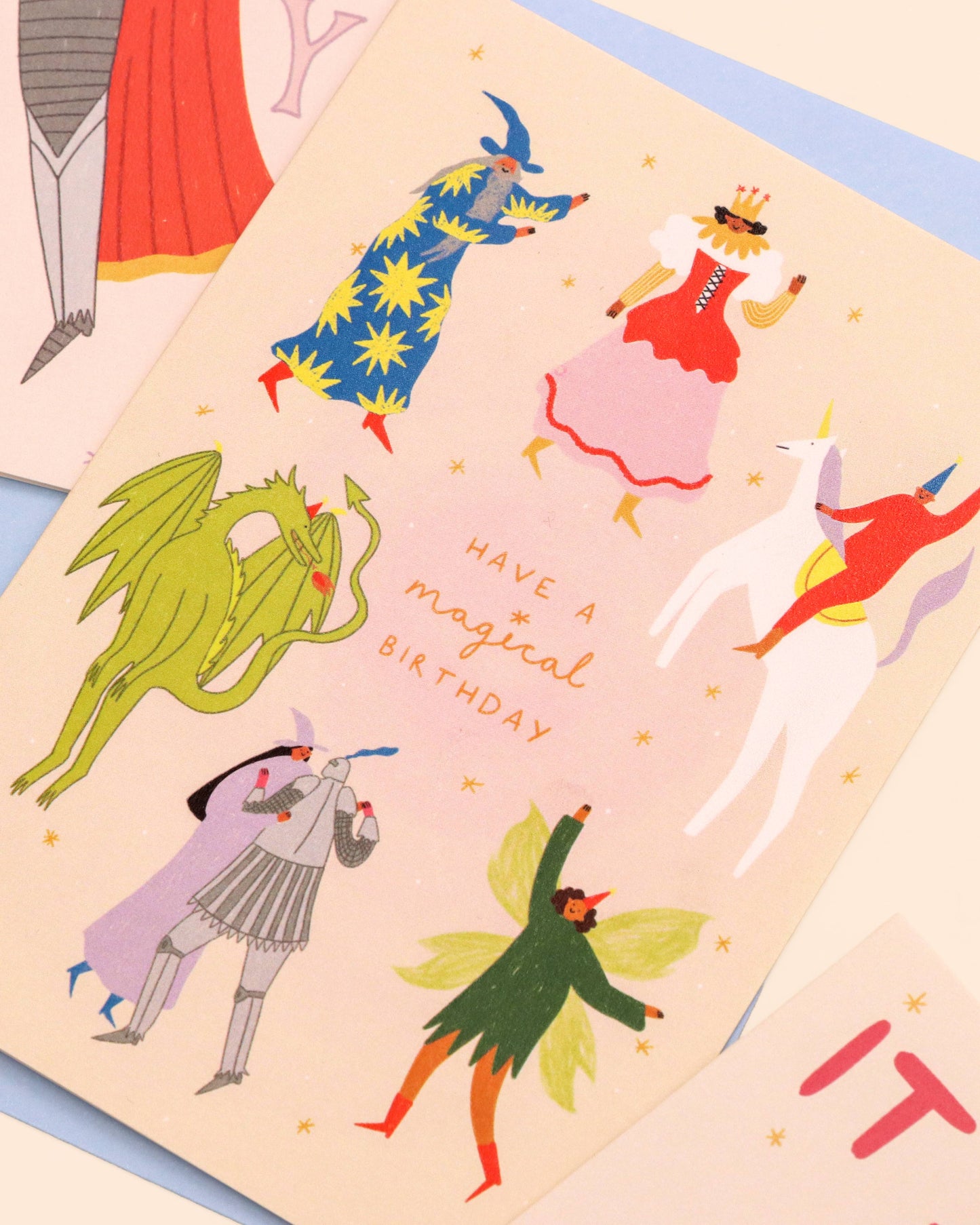 Magical Birthday Card | Fantasy Themed | Folky Kids Card
