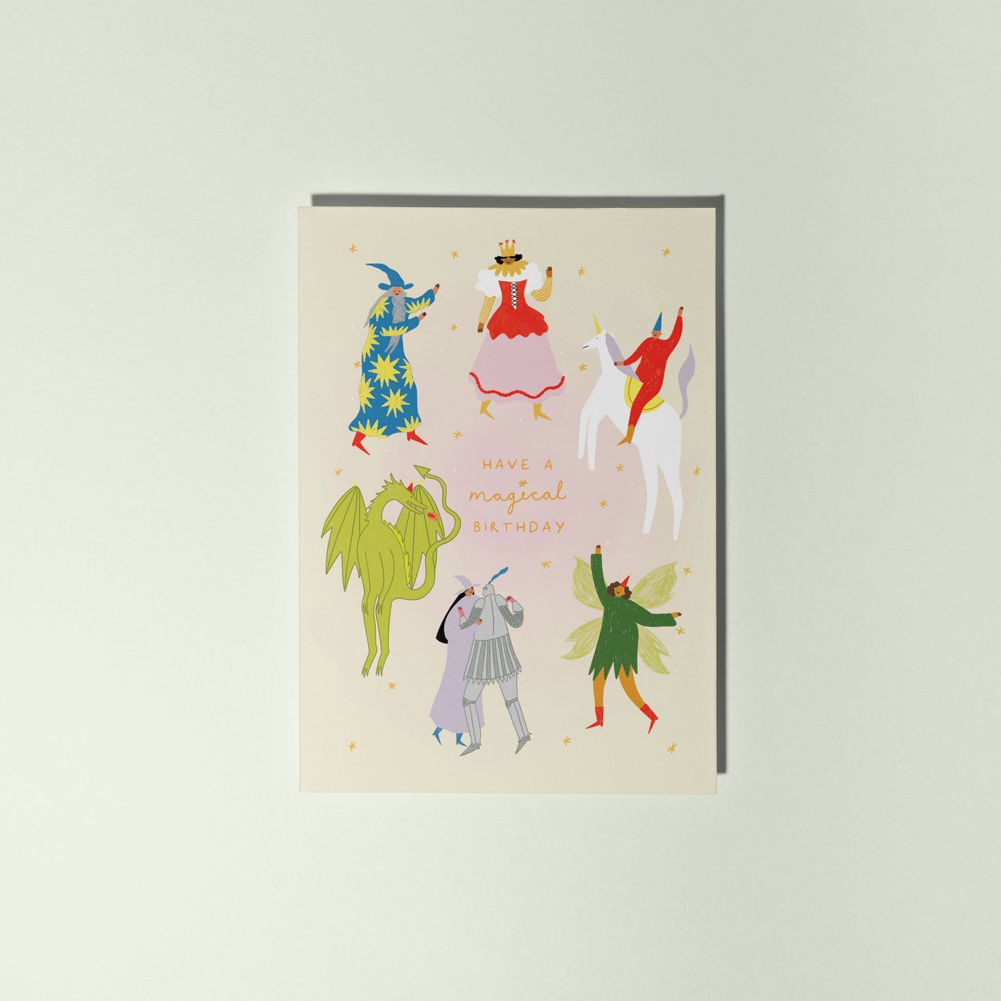 Magical Birthday Card | Fantasy Themed | Folky Kids Card
