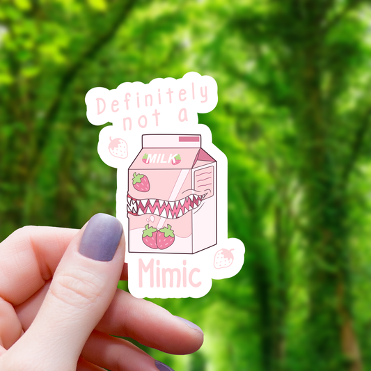 Not A Mimic Milk Monster Sticker - 3"