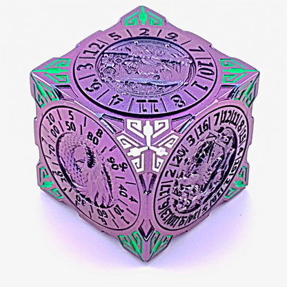 Talisman of Fate | Dice Spinner | Purple Green