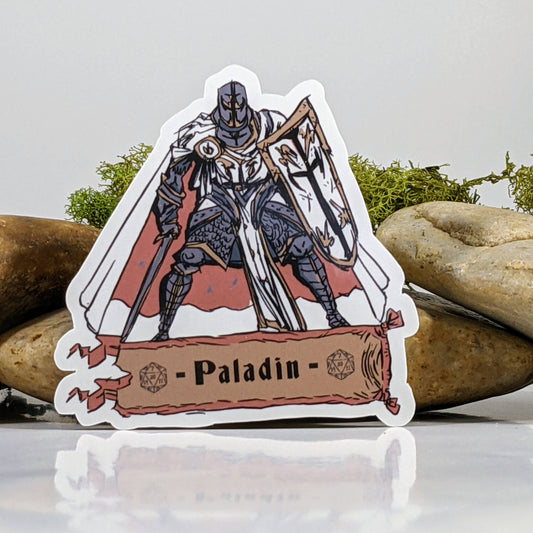 Paladin Class Tabletop RPG Sticker - 2.5"