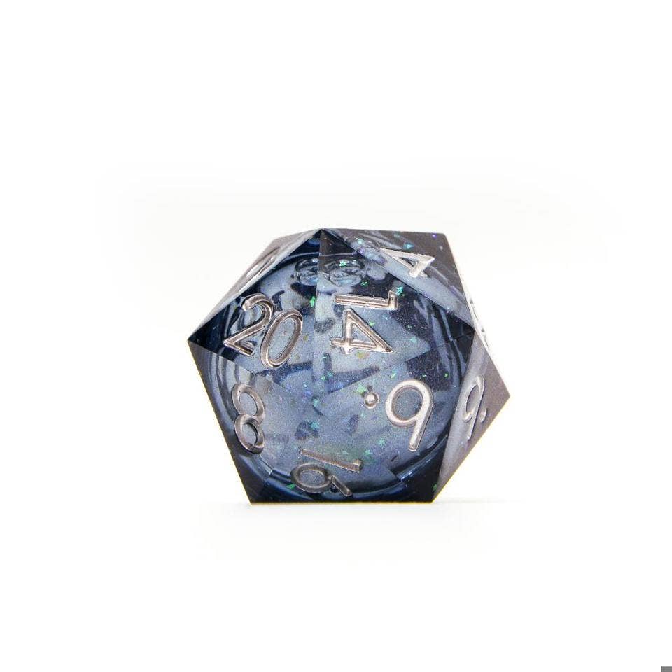 Shadowsinger | 33mm D20 Dice | Oversized Liquid Core