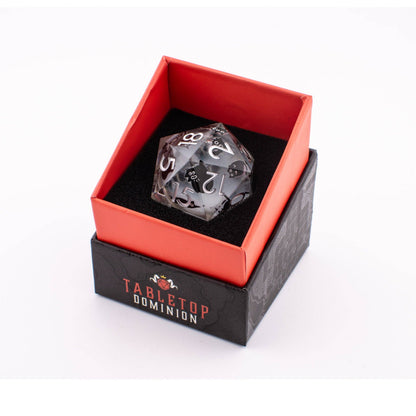 Feline Spirit | Oversized Liquid Core D20 | Resin | Single Die