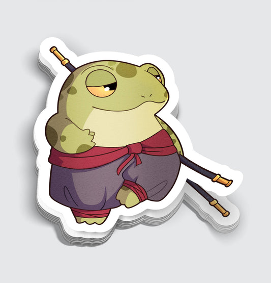Frog Monk Class Inspired RPG Sticker - 3"