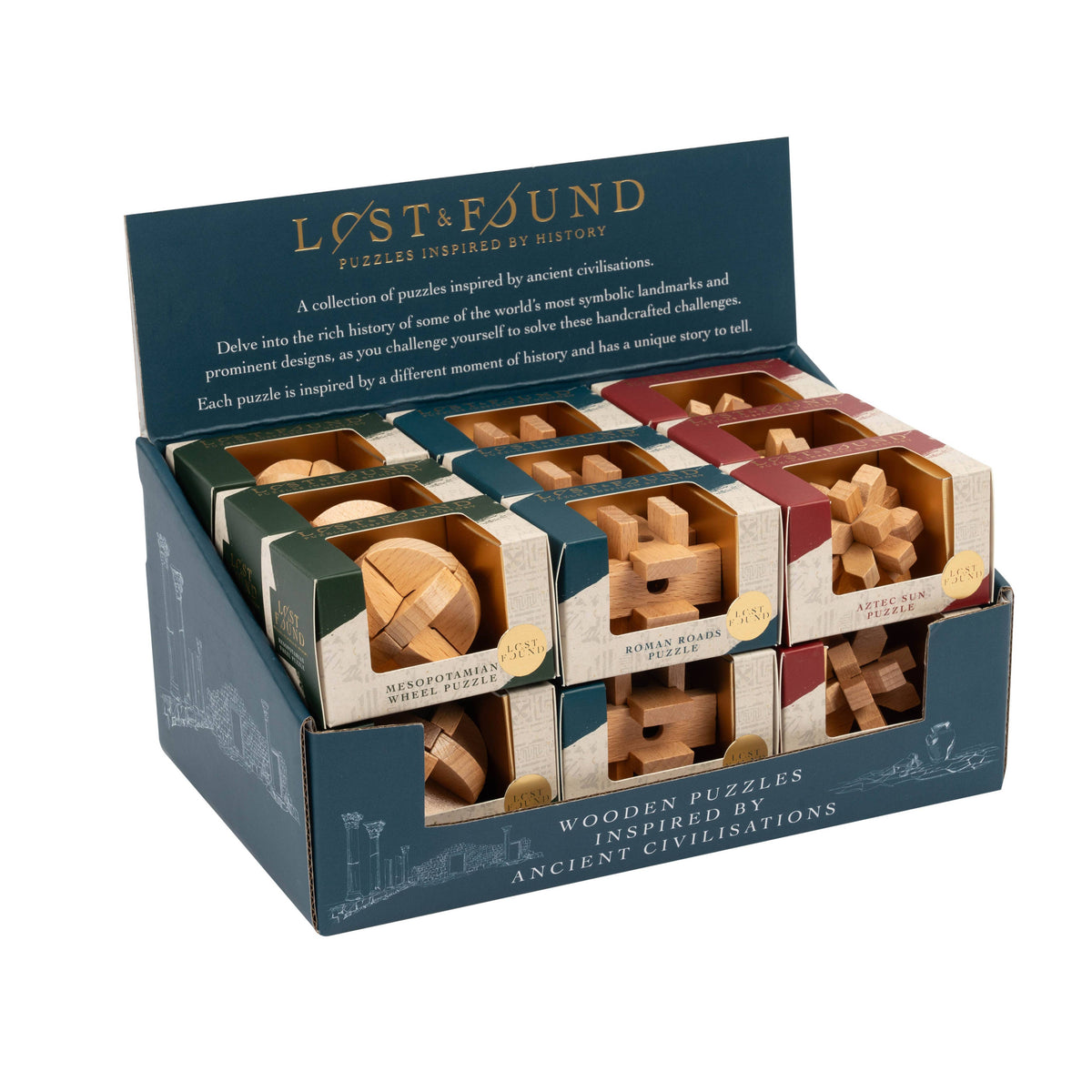 Lost & Found: Ancient Civilization Wood Puzzles