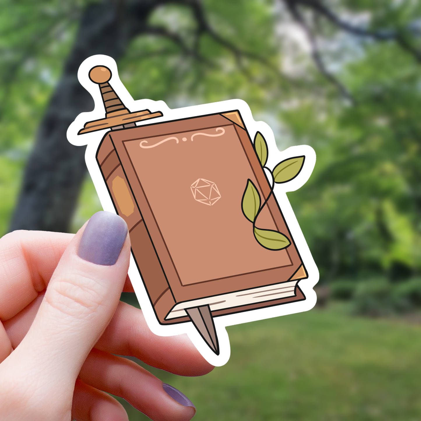 Sword Bookmark Sticker - 3"