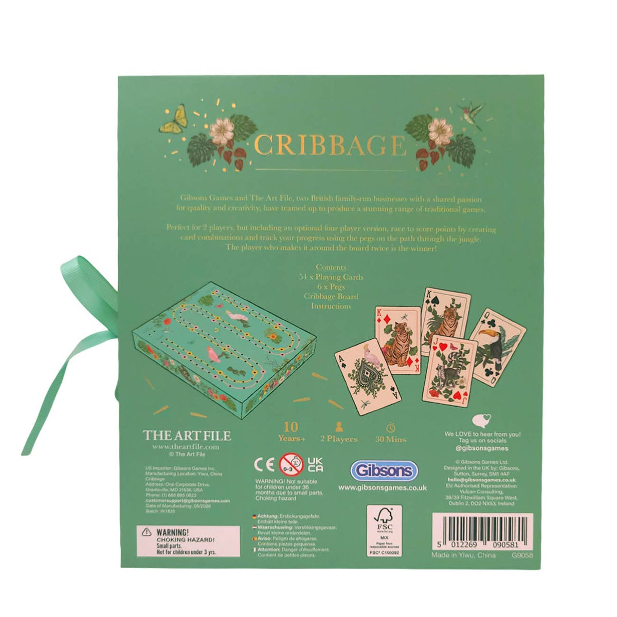 The Art File x Cribbage Classic Board Game