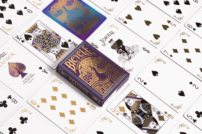 Bicycle® Purple Peacock Playing Cards