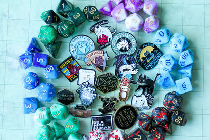 Mystery Dice & Pin Bag
