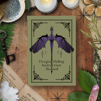 Dragon Riding Instruction Manual, A5 Softcover Notebook