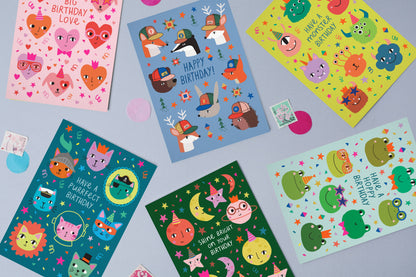 Party Cats | Birthday Card | Kid's Birthday Card
