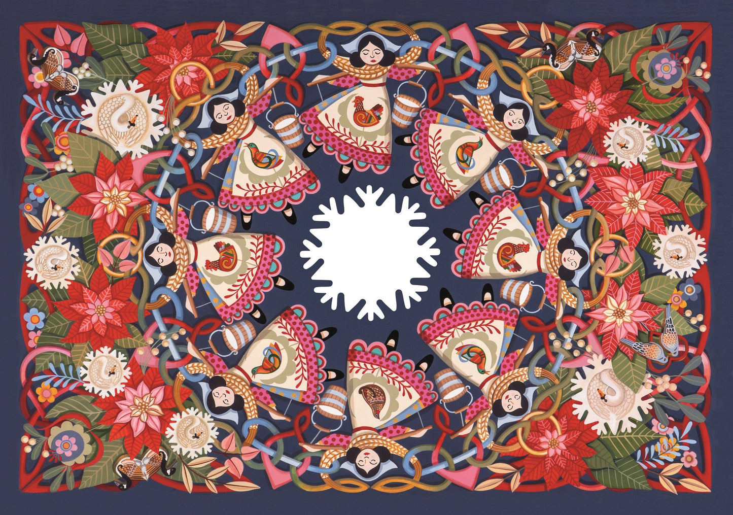 Eight Maids a Milking