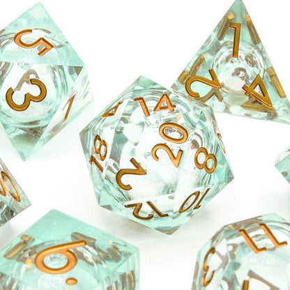 Forest Fae | Liquid Core Dice | 7-Polyhedral Set