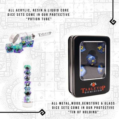 Moonbeam | Liquid Core Dice | 7-Polyhedral Set