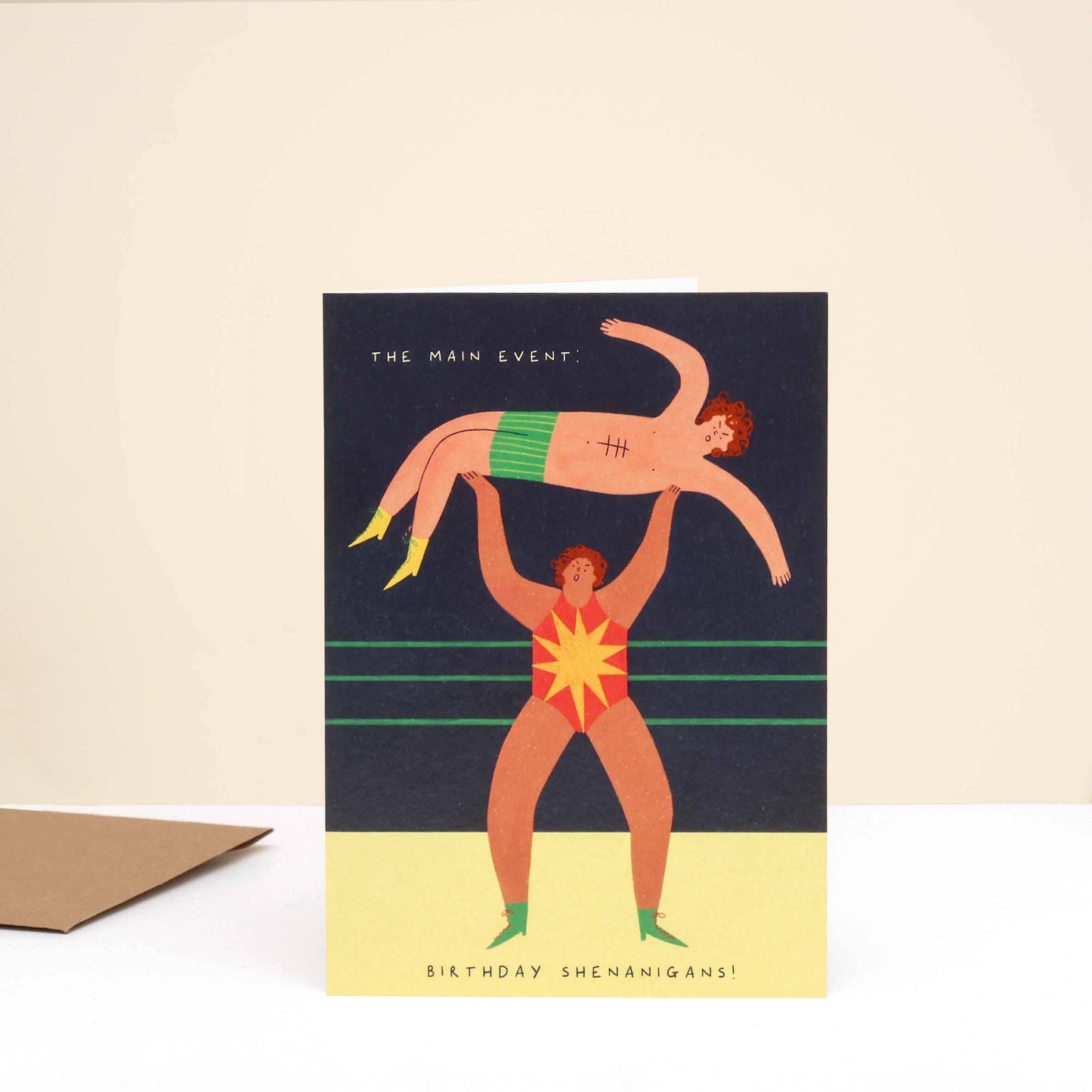 Wrestling Birthday Card | Birthday Shenanigans Card