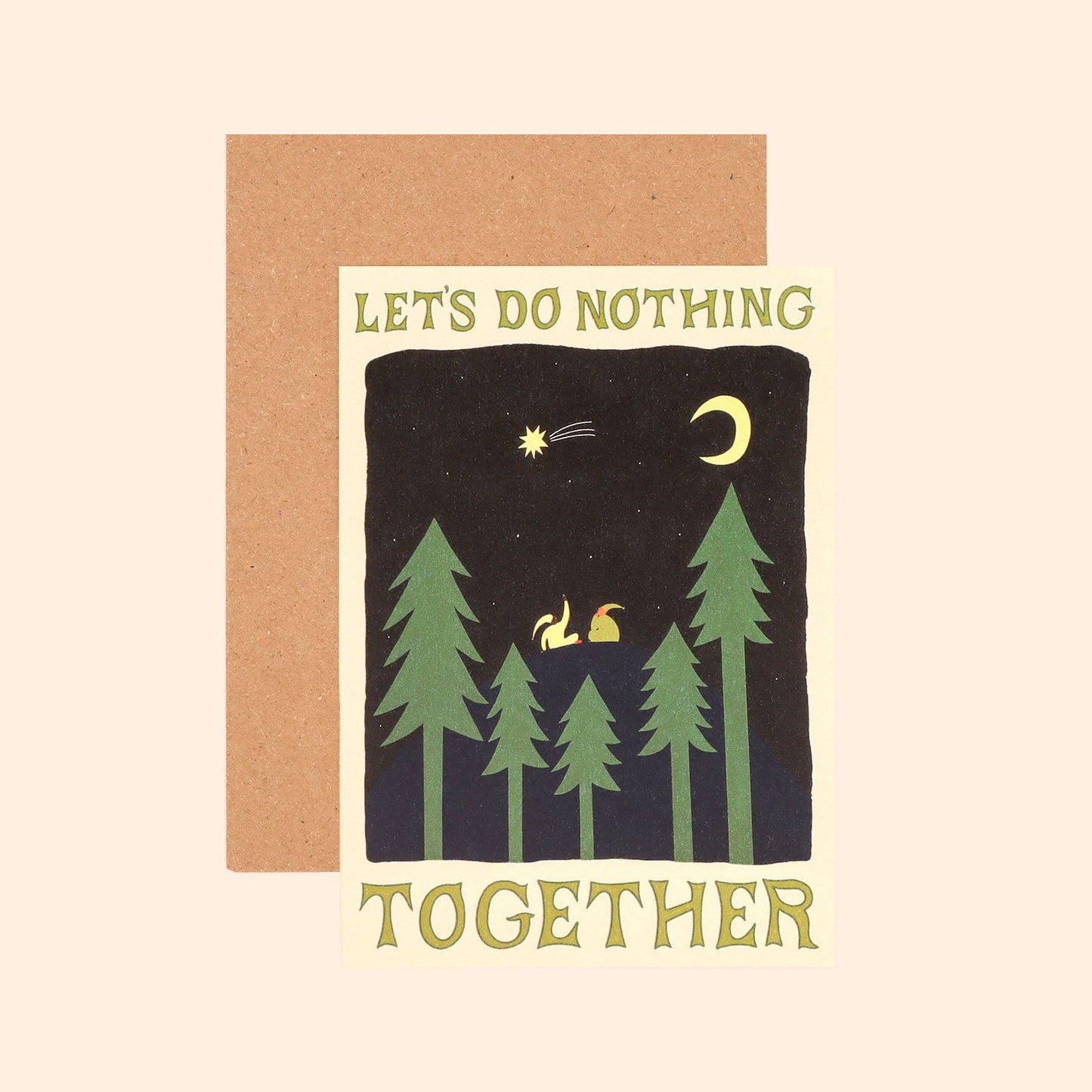 Let's Do Nothing Together Card | Love Card | Valentine's Day