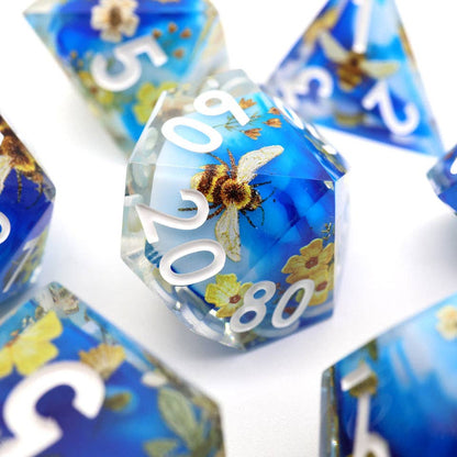 Honeyed Horizon | Art Core Dice| 7-Polyhedral Set
