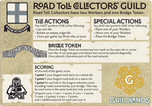 Guildlands - Strategic tile-laying game for 2 - 6 players