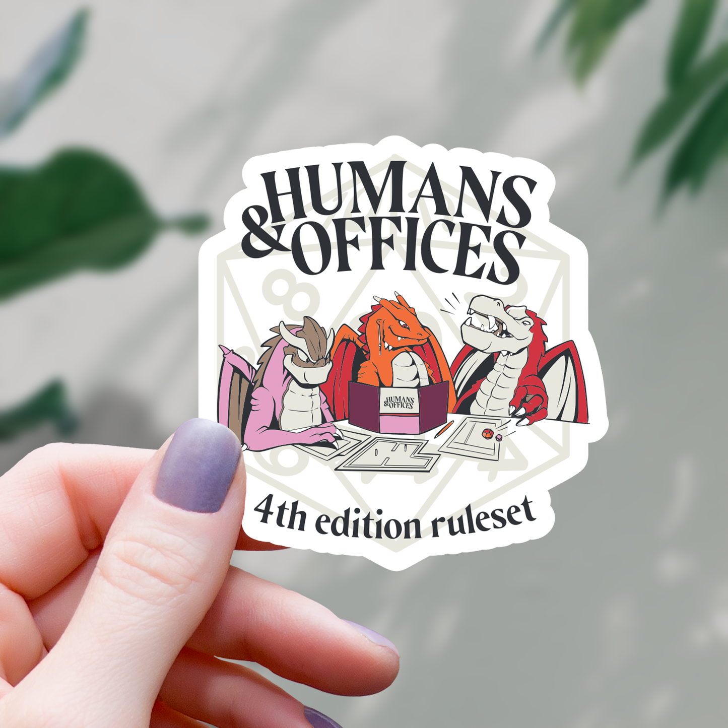 Humans and Offices Sticker - 3"