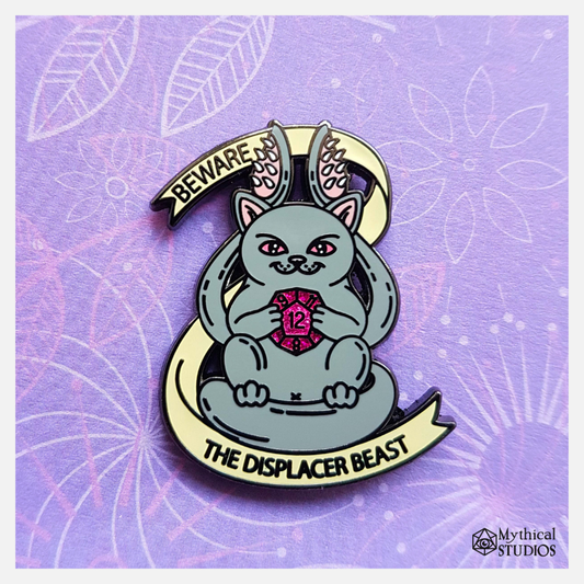 ⋆Glitter⋆ Displaced Kitty Pin