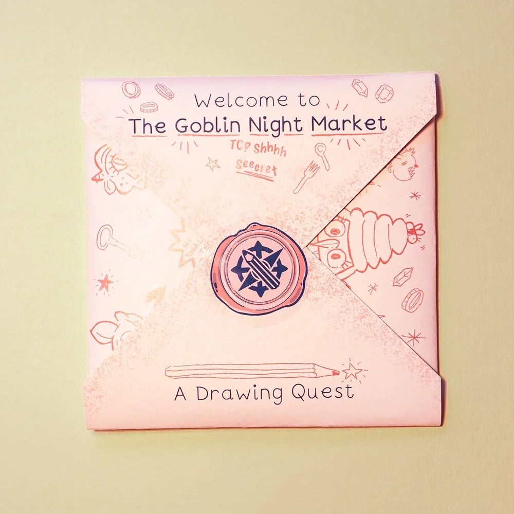 The Goblin Night Market Mini Quest | Solo Fantasy Drawing Game for Beginners