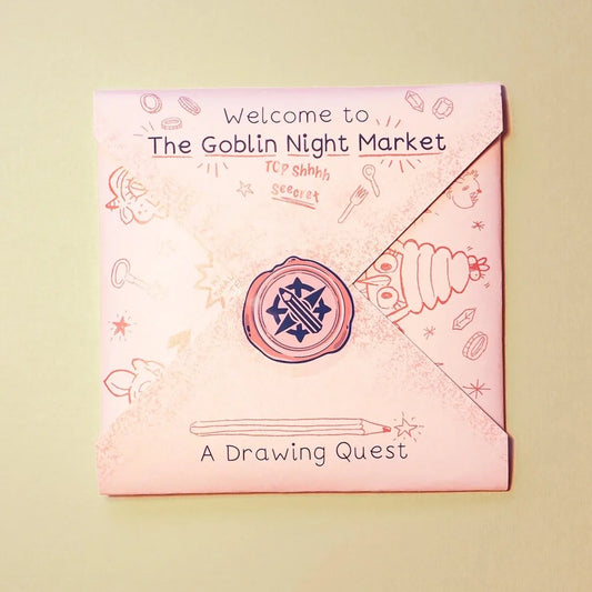 The Goblin Night Market Mini Quest | Solo Fantasy Drawing Game for Beginners