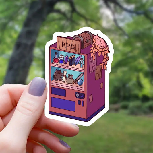Adventure Vending Machine RPG Sticker - 3"